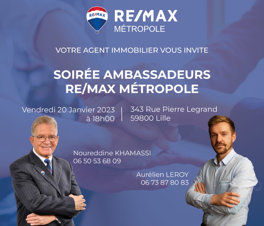 Soirée ambassadeurs RE/MAX Vendredi 20 janvier 2023